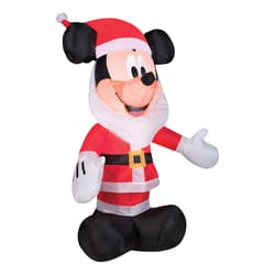 Disney Airblown LED Mickey with Santa Beard 3.5 ft. Inflatable