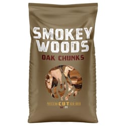 Smokey Woods All Natural Oak Wood Smoking Chunks 350 cu in
