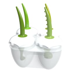 Joie Green/White Silicone/Plastic Ice Pop Tray