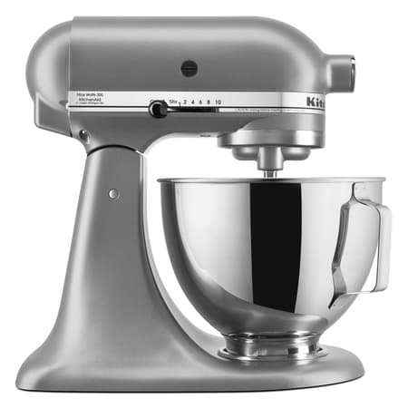 Kitchenaid Classic Stand Mixer 4.5 qt. 10 Stainless Steel White 250 watts -  Ace Hardware