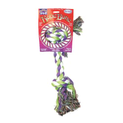 Boss Pet Digger's Multicolored Rag Bone Cotton Rope Dog Tug Toy Large 1 pk