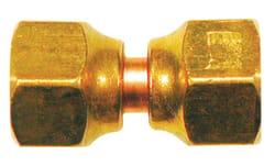 JMF Company 1/4 in. Flare 1/4 in. D Brass Swivel Flare Connector