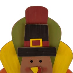 Glitzhome 40.04 in. Thanksgiving Turkey Standing Fall Decor