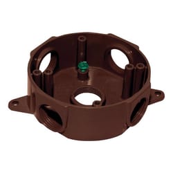 Sigma Engineered Solutions New Work 16 cu in Round Die-Cast Metal Weatherproof Box Bronze