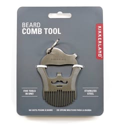 Kikkerland Silver Mustache Comb 1 pk