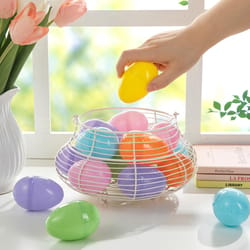 Glitzhome Easter Eggs Plastic 60 pk