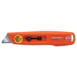 Allway 6 in. Retractable Utility Knife Orange 1 pk