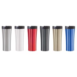 OGGI 16 oz Black BPA Free Contour Travel Mug