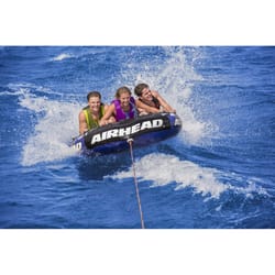 Airhead SUPER SLICE PVC Inflatable Blue Tapered Towable Tube 70 in. W