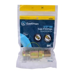 Eastman 1/2 in. Flare X 1/2 in. D MIP 6.8 in. Brass Gas Connector