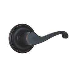 Brinks Push Pull Rotate Glenshaw Oil Rubbed Bronze Privacy Lock KW1 1.75 in.