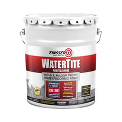 Zinsser WaterTite Solid Bright White Oil-Based Acrylic Waterproofing Paint 5 gal