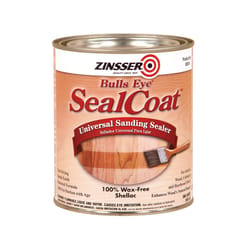 Zinsser Bulls Eye SealCoat Flat/Matte Clear Oil-Based Universal Sanding Sealer 1 qt