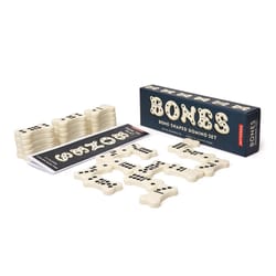 Kikkerland Bones Domino Set Multicolored 28 pc