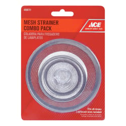 Ace 2-1/4 in. D Stainless Steel Mesh Strainer