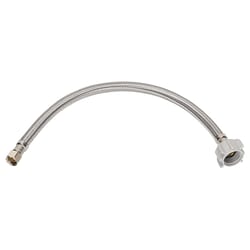 EASTMAN 4-ft 3/8-in Pipe Thread Inlet x 3/4-in Pipe Thread Outlet Braided  Stainless Steel Dishwasher Connector in the Appliance Supply Lines & Drain  Hoses department at