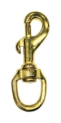 Baron 3/4 in. D X 3-3/8 in. L Polished Bronze Bolt Snap 16 lb