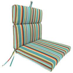 Jordan Manufacturing Multicolored Stripe Polyester Chair Cushion 4 in. H X 22 in. W X 44 in. L