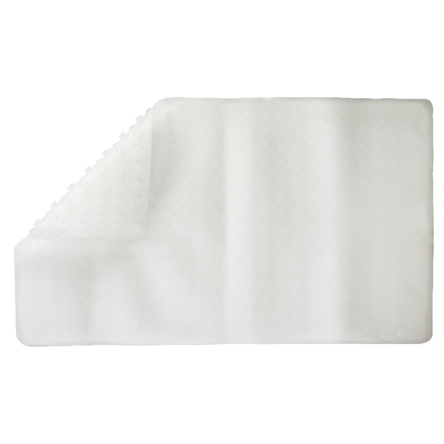 clear plastic bath mats