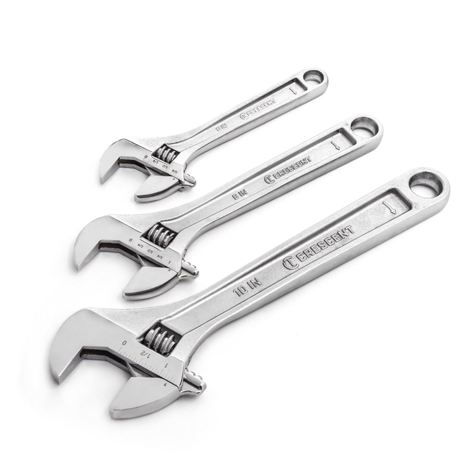 Crescent Adjustable Wrench Set 3 pc Sansujyuku sansujyuku.com