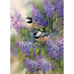 Cobble Hill Chickadees and Lilacs Jigsaw Puzzle 1000 pc