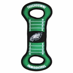 Pets First NFL Green Nylon Philadelphia Eagles Dog Tug Toy 1 pk