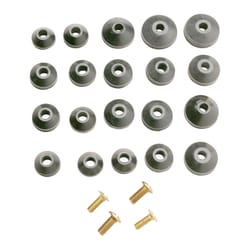 Plumb Pak Assorted in. D Rubber Beveled Faucet Washer 20 pk