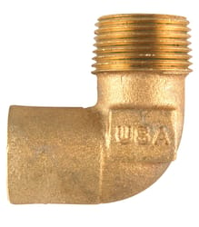 Elkhart 3/4 in. Solder X 3/4 in. D Male Copper 90 Degree Elbow 1 pk