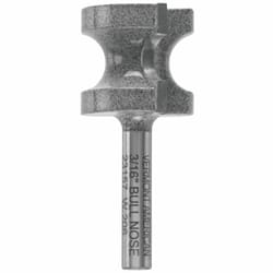 Vermont American 1 in. D X 3/16 in. X 2-1/8 in. L Carbide Tipped Bull Nose Router Bit