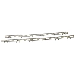 Crawford 48 in. L Zinc-Plated Silver Steel Tool Rack Hook Rack 1 pk