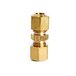 ATC 1/4 in. Compression X 1/4 in. D Compression Yellow Brass Union