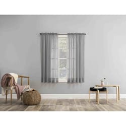 No. 918 Erica Silver Curtain 51 in. W X 63 in. L