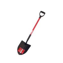 Bully Tools 46 in. Steel Round Digging Shovel Fiberglass Handle