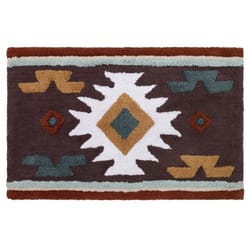 Avanti Linens Navajo Dance 30 in. L X 20 in. W Multicolored Cotton Bath Rug