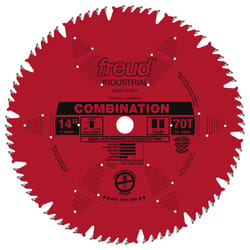 Freud 14 in. D X 1 in. Combination TiCo Hi-Density Carbide Combination Saw Blade 70 teeth 1 pk