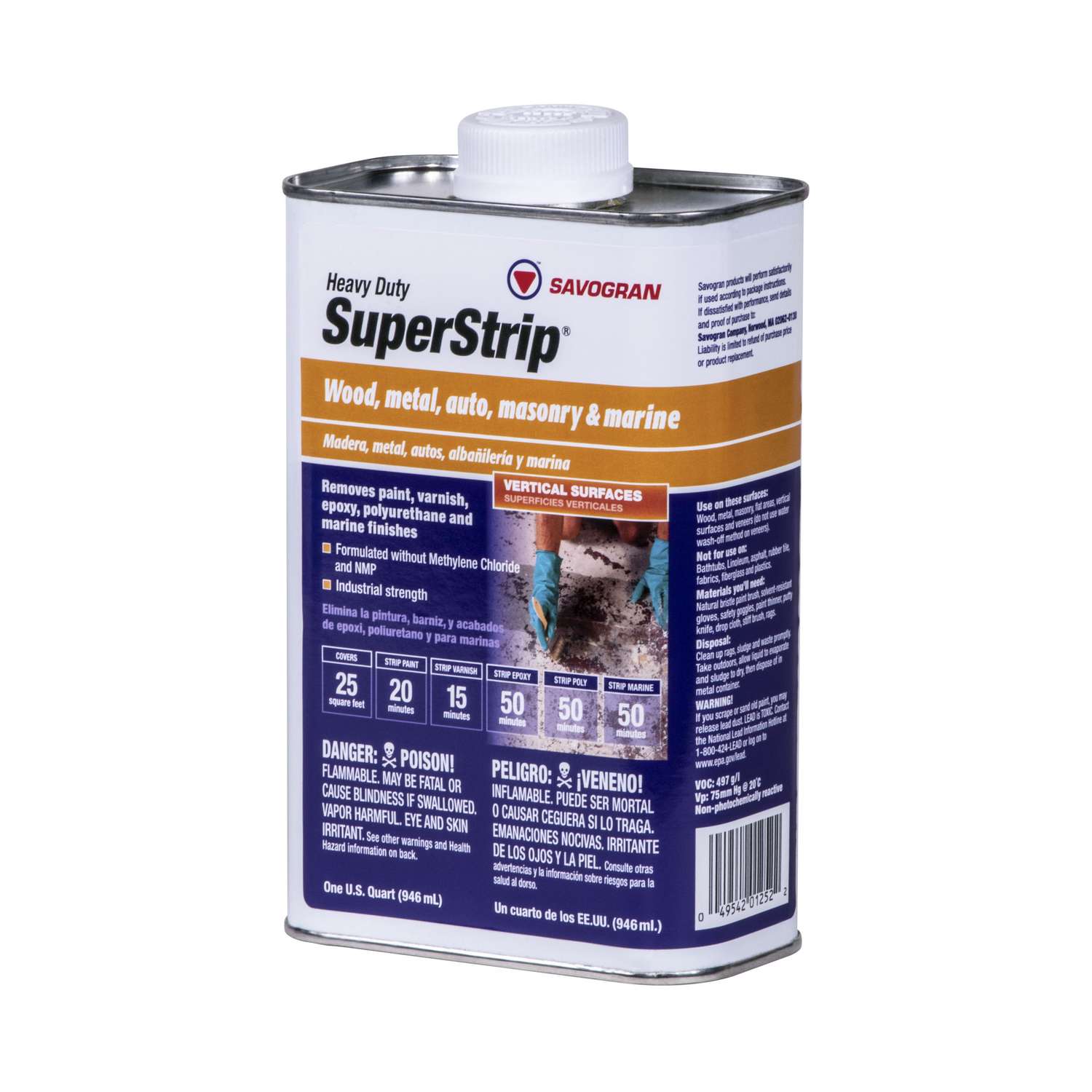 Savogran Super Strip Paint and Varnish Remover 1 qt - Ace Hardware