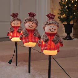 Celebrations Incandescent Clear 24 in. Snowman Pathway Decor