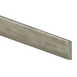 Inteplast Building Products .5 in. H X 2.5 in. W X 96 in. L Prefinished River Grey Polystyrene Trim