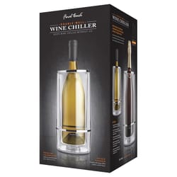 Final Touch 51 oz Clear Acrylic Double-Wall Wine Chiller