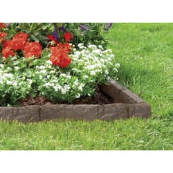 Suncast 12 inch L X 5.75 inch H Resin Brown Decorative Garden Border