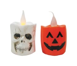 Brite Star Amber 5 in. LED Prelit Flickering Flame Halloween Decor