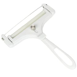 Chef Craft White Stainless Steel Adjustable Cheese Slicer