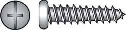 HILLMAN No. 14 Ga. X 1 in. L Phillips/Slotted Pan Head Sheet Metal Screws 100 pk