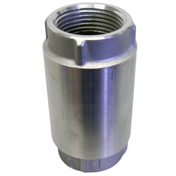Campbell 1 in. D X 1 in. D Stainless Steel Spring Loaded Check Valve