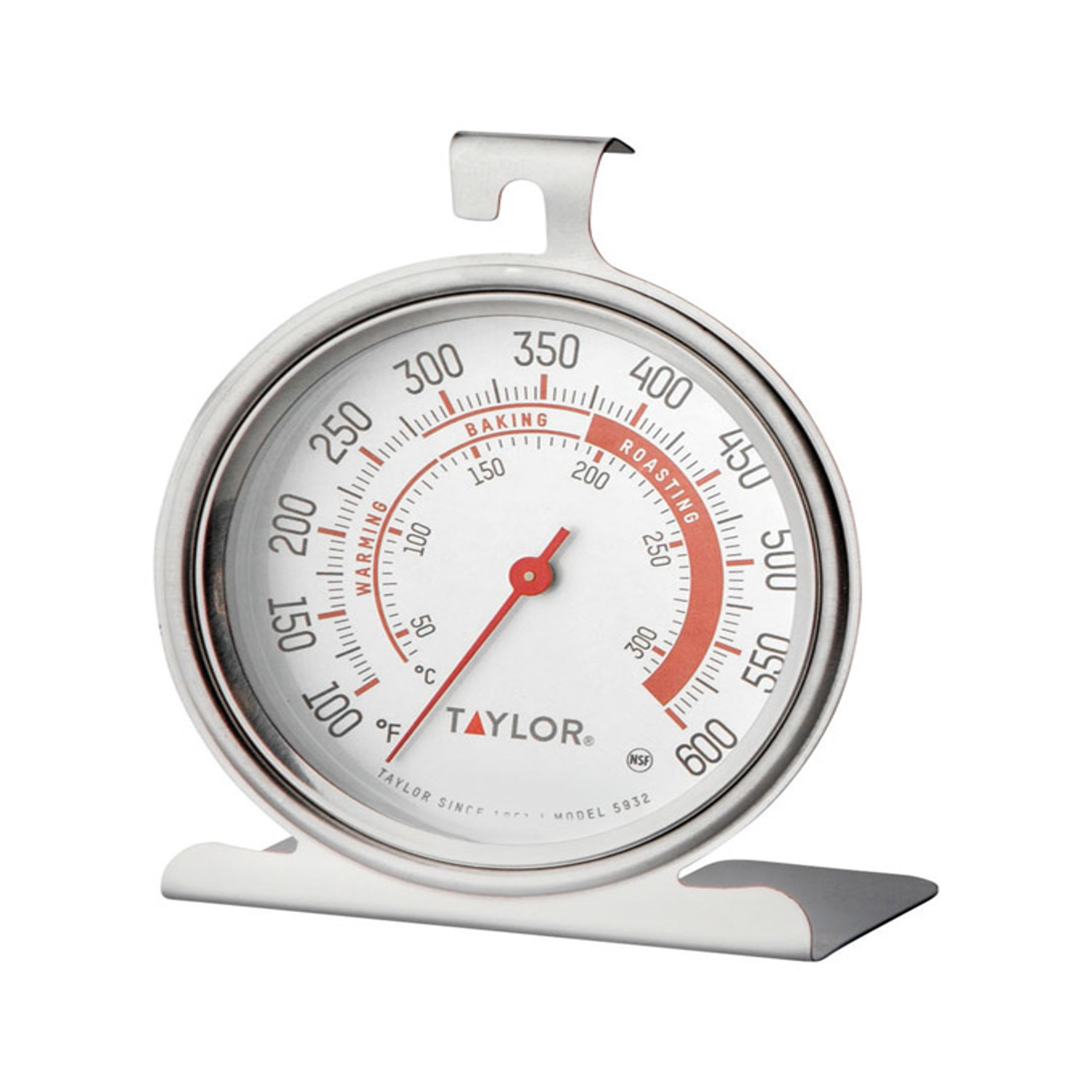 Taylor Thermometer 3Pc Set Includes 1 Super Fast Digital Thermometer and 2  Leave-in Oven-Safe Analog Meat Thermometers