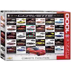 Eurographics Corvette Evolution Jigsaw Puzzle Multicolored 1000 pc
