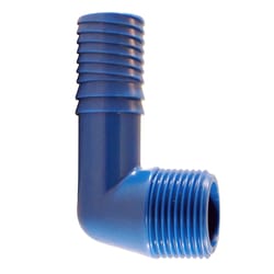 Apollo Blue Twister 3/4 in. Insert in to X 3/4 in. D MPT Polypropylene Elbow