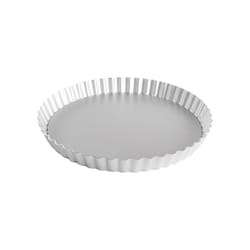 Fat Daddio's ProSeries 10 in. Flan/Tart Pan Silver 1 pc