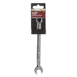 Ace Pro Series 1/2 in. X 1/2 in. SAE Combination Wrench 7 in. L 1 pc