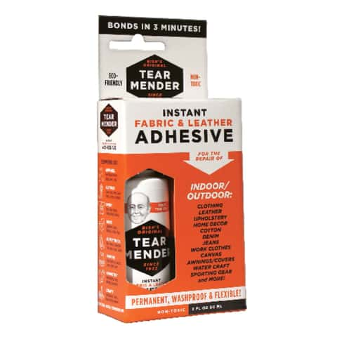 Tear Mender Instant Fabric & Leather Adhesive - 6 fl oz bottle